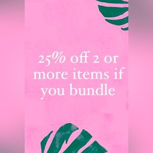 Bundle and get 25% off. Must select at least 2 items.